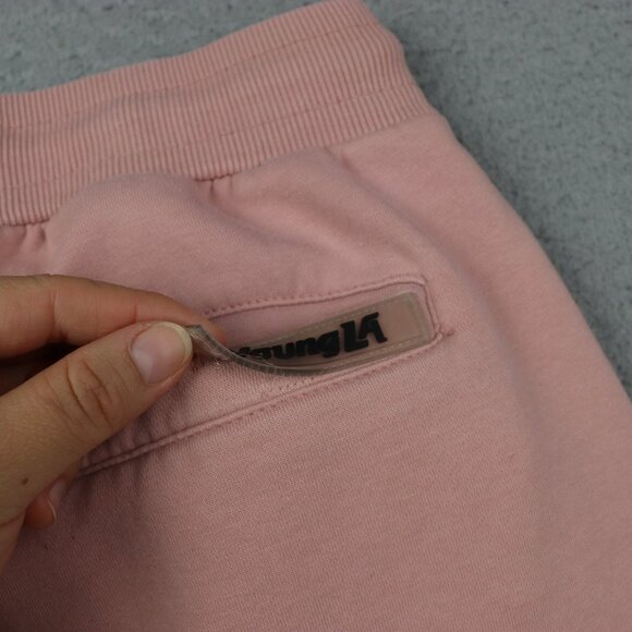 YoungLa Sweatpants Womens Large Pink Drawstring Athletic Comfort College - Picture 14 of 15